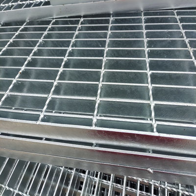 1/4" 19 W 4 Mild Carbon Serrated Steel Bar Grating For Platform Walkway and stair treads