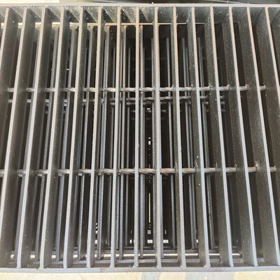1/4" 19 W 4 Mild Carbon Serrated Steel Bar Grating For Platform Walkway and stair treads