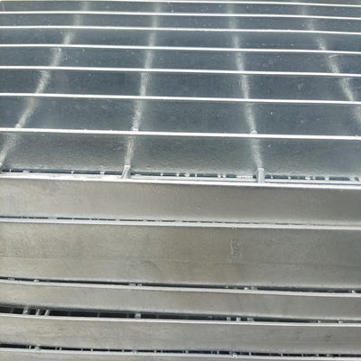 Untreated 253/30/100 Carbon Steel Grating Gutter Cover / Gutter Foot Pedal