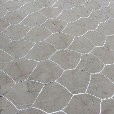2.0mm Dia Gabion Wall Wire Mesh Pvc Coating Thickness 0.4-0.6mm