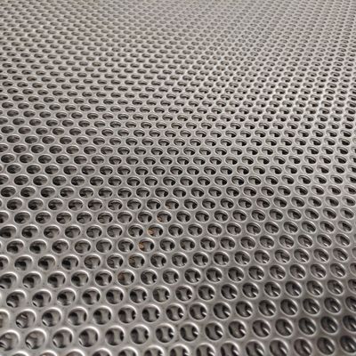 2.5m Height Perforated Metal Plate Manufacturing Technique With Attractive Design And Stainless Steel