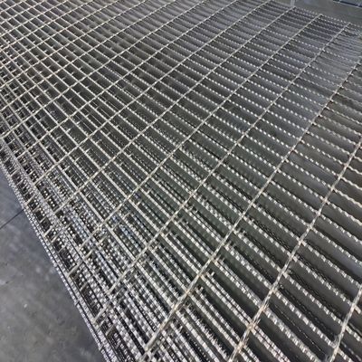 Heavy Duty Metal Grating with Customizable Bar Spacing YB/T4001-2007 Standard 2mm - 12mm Bar