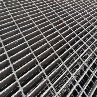 Stainless Industrial Steel Walkway Grating With 30mm Bearing Bar Spacing