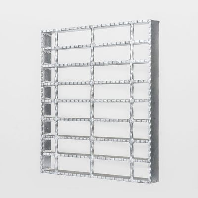 Machine Pressure Welding Non Slip Grating In Stainless Steel Texture For Slip-Resistant Flooring