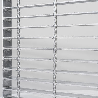 30mm Pitch Flat Bar Industrial Steel Grating For Industrial Applications