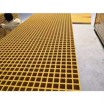 UV Resistant Glass Fibre Grating Sheets Customized Shape for Construction