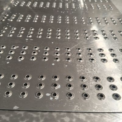 Square Hole Shape Perforated Metal Plate With Hexagonal Hole Pattern