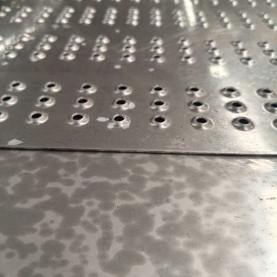 Square Hole Shape Perforated Metal Plate With Hexagonal Hole Pattern