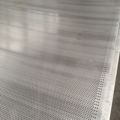 Customized Height Open Area 30%-70% Perforated Metal Plate Environmental Protection