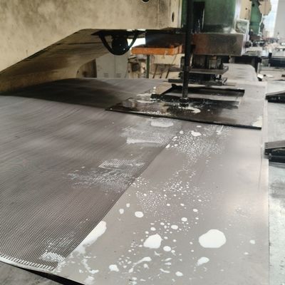 Square Hole Shape Powder Coated Perforated Metal Plate Durable Expanded Mesh Solutions