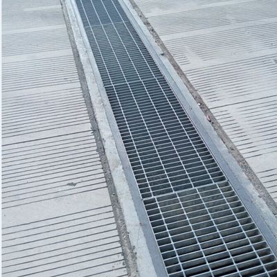 10mm High Load Capacity Galvanized Trench Drain Covers Stainless Steel