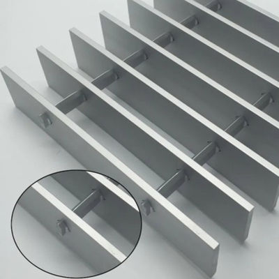 2mm Thickness Aluminum Bar Grating For Walkway Platform