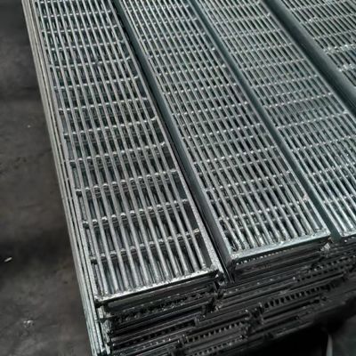 Moderne industrielle Stahlgitter mit 3 mm Querschnittstrichdicke