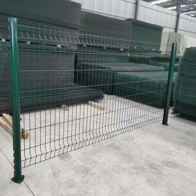 60x60mm Postgröße PVC beschichtet geschweißtes Gitterzaun für lang anhaltende Sicherheit