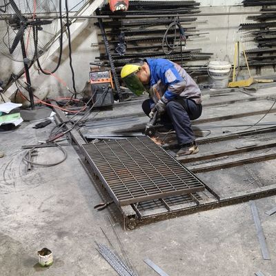 1000x1000mm Stahlgitter mit Maschinendruckschweißtechnik seit 1990