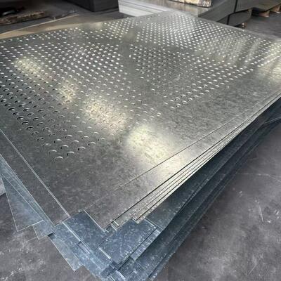 Precision Perforated Metal Plate Custom Size Adjustable Open Ratio