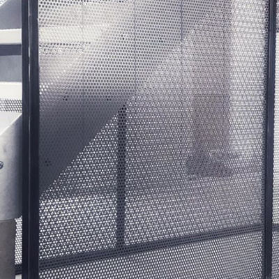 Gezackte 0.6mm durchlöcherten rostfreie Platte für Fenster-Türen